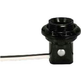 Satco Products Inc 90/1556 Satco 90-1556 Phenolic Threaded Candelabra Socket 1-1/4-in. w/Shoulder and Phenolic Ring 8-in. Leads image.