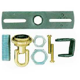 Satco Products Inc 90/1693 Satco 90-1693 Screw Collar Loop Parts Bag - Antique Brass Finish image.