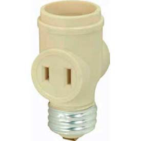 Satco Products Inc 90/2449 Satco 90-2449 Medium Base Keyless Current Tap  Brown image.