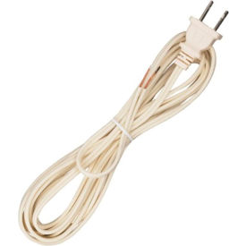Satco Products Inc 90/2628 Satco 90-2628 10 Ft. Cord Set, 18/2 SPT-1, Ivory image.
