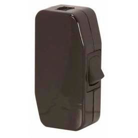 Satco Products Inc 90/433 Satco 90-433 Heavy Duty Rocker Switch  Brown image.