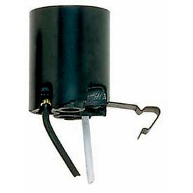 Satco Products Inc 90/595 Satco 90-595 Keyless Lampholder  Snap-In Socket w/ 7-in. Leads image.