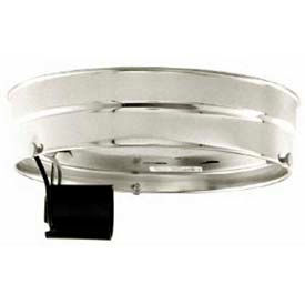 Satco Products Inc 90/755 Satco 90-755 6-in. One Light Ceiling Pan - Chrome Finish image.