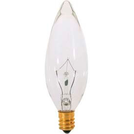Satco Products Inc S3230 Satco S3230 15b9 1/2 15w Incandescent W/ Candelabra Base, 120v Bulb image.
