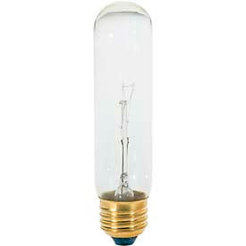 Satco Products Inc S3250 Satco S3250 25t10 25w General Service W/ Medium Base Bulb image.