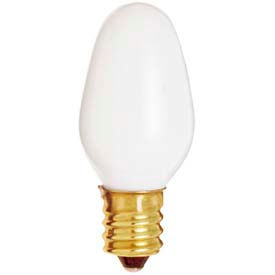 Satco Products Inc S3681 Satco S3681 4c7/W 4w Incandescent W/ Candelabra Base Bulb image.