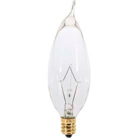 Satco Products Inc S4988 Satco S4988 7 1/2c9 1/2  7.5w Incandescent W/ Candelabra Base Bulb image.