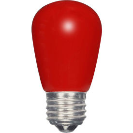 Satco Products Inc S9170 Satco S9170 1.4W LED S14 Ceramic Red Medium Base image.