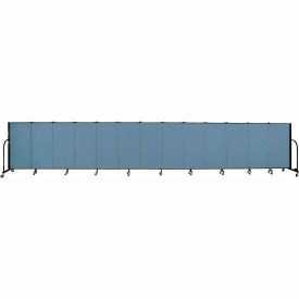 Screenflex 13 Panel Portable Room Divider, 4'H x 24'1 Screenflex 13 Panel Portable Room Divider, 4'H x 24'1