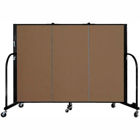 Screenflex 3 Panel Portable Room Divider, 4'H x 5'9 Screenflex 3 Panel Portable Room Divider, 4'H x 5'9