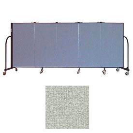 Screenflex 5 Panel Portable Room Divider, 4'H x 9'5