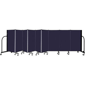 Screenflex 9 Panel Portable Room Divider, 4' H x 16'9 Screenflex 9 Panel Portable Room Divider, 4' H x 16'9