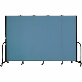 Screenflex Portable Room Divider - 5 Panel - 6'H x 9'5 Screenflex Portable Room Divider - 5 Panel - 6'H x 9'5