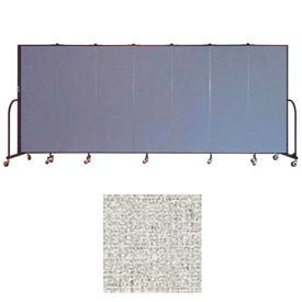Screenflex Partitions FSL607-VG Screenflex 7 Panel Portable Room Divider, 6H x 131"W, Vinyl Color Granite image.