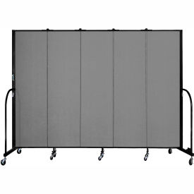 Screenflex 5 Panel Portable Room Divider, 6'8 Screenflex 5 Panel Portable Room Divider, 6'8