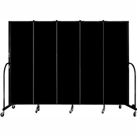 Screenflex 5 Panel Portable Room Divider, 6'8 Screenflex 5 Panel Portable Room Divider, 6'8