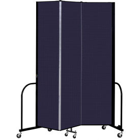 Screenflex 3 Panel Portable Room Divider, 8' H x 5'9 Screenflex 3 Panel Portable Room Divider, 8' H x 5'9
