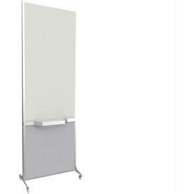 Screenflex Safe-Board Bullet Resistant Portable Whiteboard NIJ Level III 26-1/2"W x 76"H Slate 