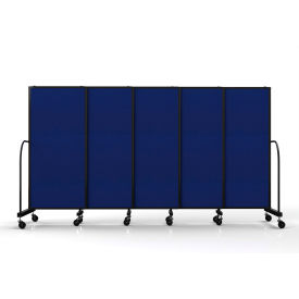 Screenflex Safeflex Bullet Resistant Sliding Divider 113W x 610"H Royal Blue 