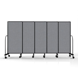 Screenflex Safeflex Bullet Resistant Sliding Divider 113W x 610"H Granite 