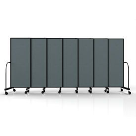 Screenflex Safeflex Bullet Resistant Sliding Divider 156"W x 610"H Sea Green 