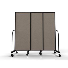 Screenflex Safeflex Bullet Resistant Sliding Divider 72"W x 610"H Desert 