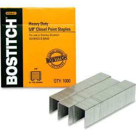 Standley Bostitch SB35581M Stanley Bostitch® Heavy-Duty Staples, 130 Sheet Capacity, 5/8" Leg Length, 1000/Box image.