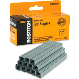 Standley Bostitch STCR211538 Stanley Bostitch® B8 PowerCrown™ Staples, 45 Sheet Capacity, 3/8" Leg Length, 5000/Box image.
