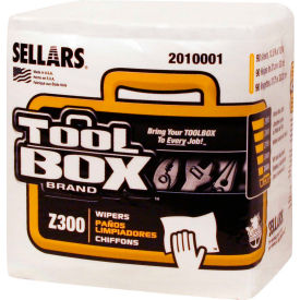 Sellars Retail Dist Co 2010001 Toolbox® Z300 White 1/4 Fold, 90 Sheets/Bundle, 12 Bundles/Case 2010001 image.