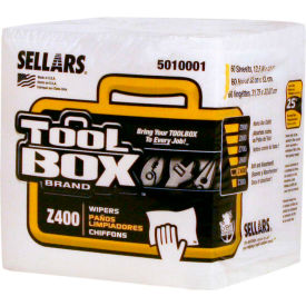 Toolbox Z400 White 1/4 Fold, 60Sheets/Bundle, 12 Bundles/Case 5010001