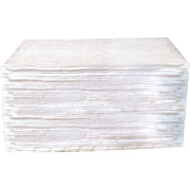 Sellars Retail Dist Co 82000*****##* Oil Only Heavy Weight Sorbent Pads, 24 Gallon Capacity, 15" x 18", 100 Pads/Bag image.
