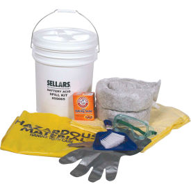 EverSoak Battery Acid Spill Kit, 6.5 Gallon Capacity, 1 Spill Kit/Case