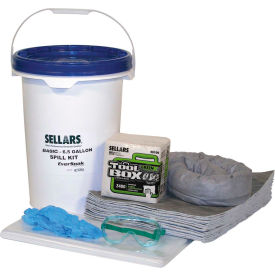 Sellars Retail Dist Co 99070 EverSoak® General Purpose 6.5 Gallon Pail Spill Kit, 6.5 Gallon Capacity, 1 Spill Kit/Case image.