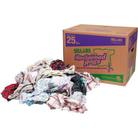 Sellars Retail Dist Co 99207 Reclaimed Rags - Flannel, 25 Lbs. image.