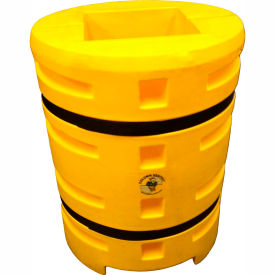 Sentry Protection System CS2442-12S*** Column Sentry® Column Protector, 12"x 12" Square Opening, 24" O.D. x 42"H, Yellow image.