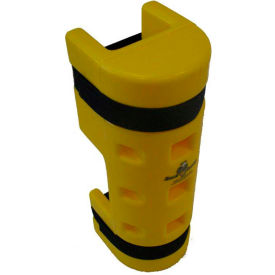 Sentry Protection System RS100 CO Rack Sentry® Rack Protector with Cutout, 4" x 3" Opening, 18"H, Yellow image.