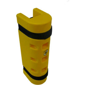 Sentry Protection System RS80*** Rack Sentry® Rack Protector, 3-1/4" x 3" Opening, 18"H, Yellow image.