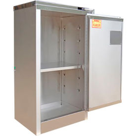 Securall  A&A Sheet Metal Products A310-SS Securall® 16-Gallon Flammable Cabinet Stainless Steel, Self-Close image.