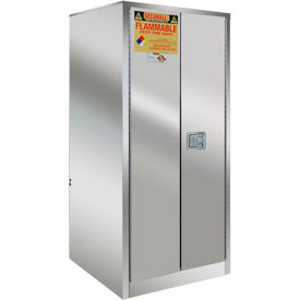 Securall  A&A Sheet Metal Products A360-SS Securall® 60-Gallon Self-Close Flammable Cabinet Stainless Steel image.