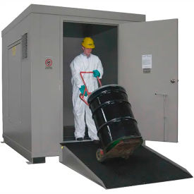 Securall® 12 Drum 4HR Fire-Rated Agri-Chemical Storage Locker 7W x 9D x 83"H 
