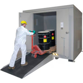 Securall® 16 Drum 4HR Fire-Rated Agri-Chemical Storage Locker 10W x 8D x 83"H 