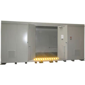 Securall® 32 Drum 2HR Fire-Rated Agri-Chemical Storage Building 18W x 8D x 83"H 