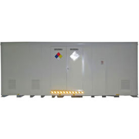 Securall® 38 Drum 4HR Fire-Rated Agri-Chemical Storage Locker 22W x 8D x 83"H 