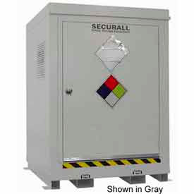 Securall  A&A Sheet Metal Products AG400 Securall® 5W x 5D x 6 11" Agri-Chemical Storage Building 4 Drum image.