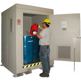 Securall® 4 Drum 4HR Fire-Rated Agri-Chemical Storage Locker 5W x 5D x 611"H 
