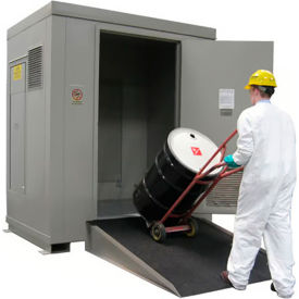 Securall® 6 Drum 2HR Fire-Rated Agri-Chemical Storage Locker 7W x 5D x 83"H 