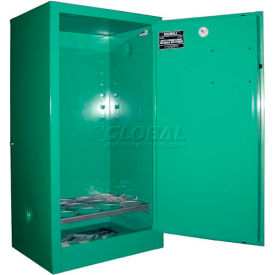 Securall® 12 D & E Cylinder Vertical Medical Fire Lined Gas Cabinet 24""Wx18""Dx44""H Manual Close