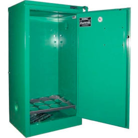 Securall  A&A Sheet Metal Products MG309 Securall® 12, D & E Cylinder, Vertical Medical Gas Cabinet, 24"W x 18"D x 46"H, Self Close image.