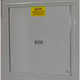Securall  A&A Sheet Metal Products OPXRP-2400 Explosion Relief Panel Upgrade for Outdoor Hazardous Storage Building - 24 Drum image.