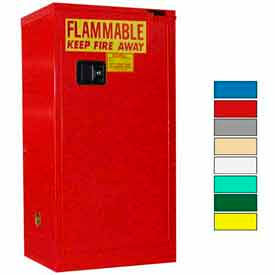 Securall  A&A Sheet Metal Products P320Red Securall® 20-Gallon, Self-Close, Paint/Ink Cabinet Red image.